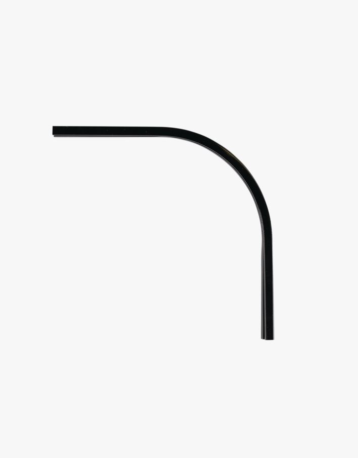 Kulmakaari 90° musta - 20x20 cm musta - 1