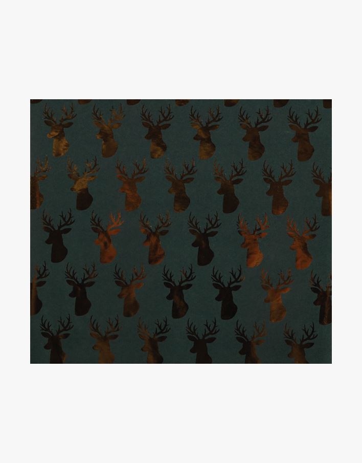 Reindeer lahjapaperi vihreä - 70cm x 3m vihreä - 1