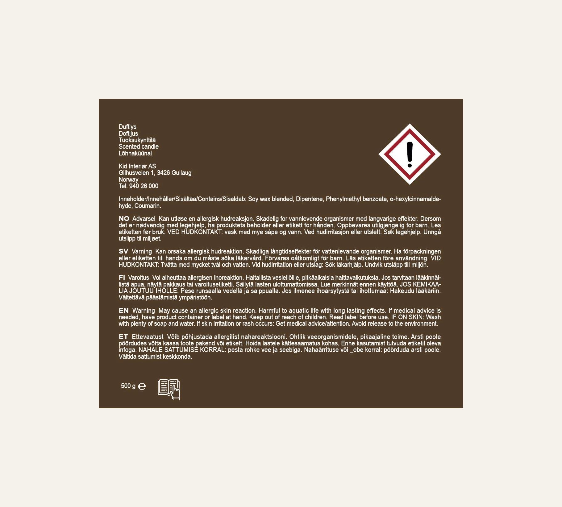 Tuoksukynttilä beige - 7