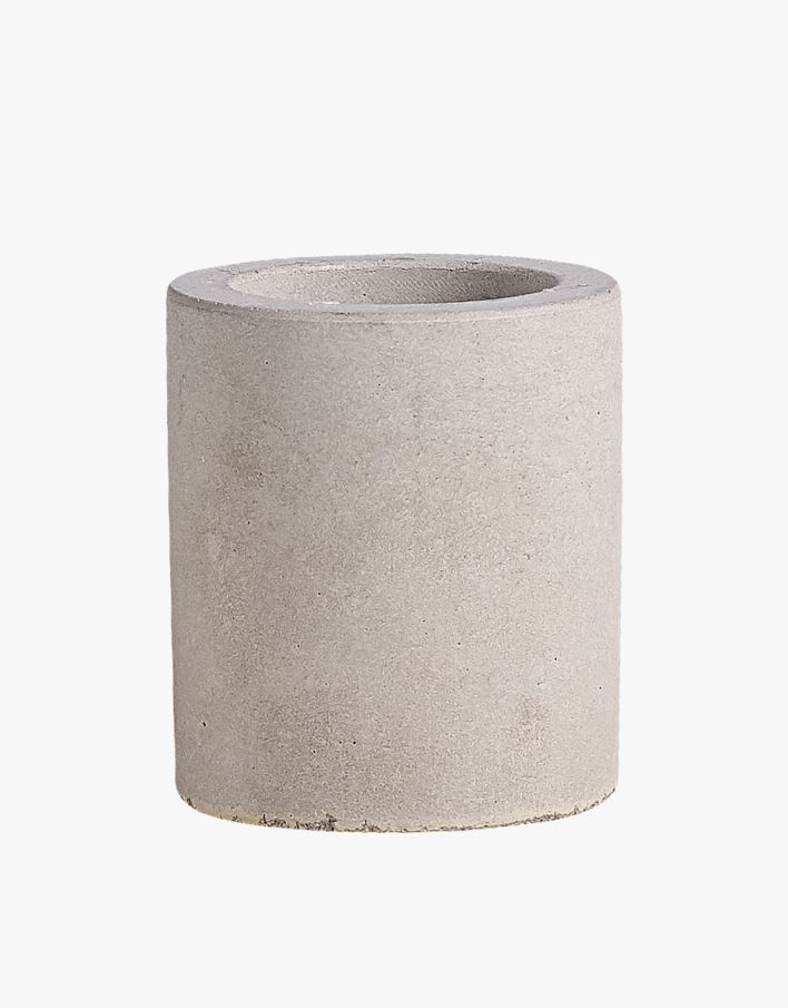 Kynttilänjalka harmaa - ø5,6x6,5 cm harmaa - 1