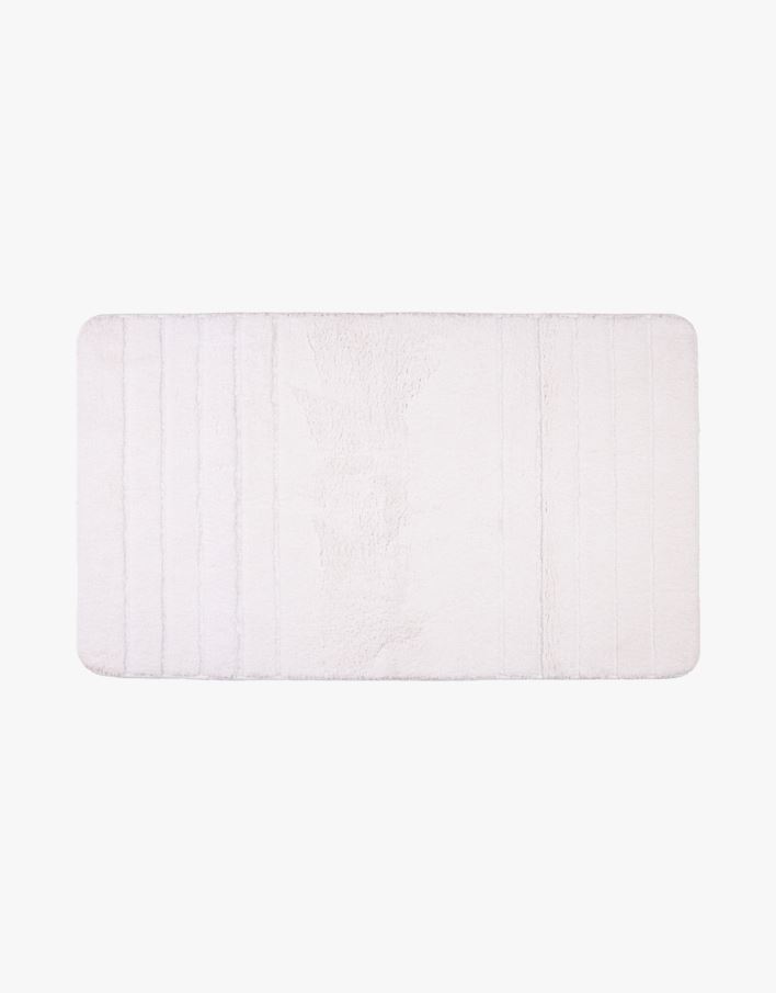 Kylpyhuoneenmatto valkoinen - 70x120 cm valkoinen - 1