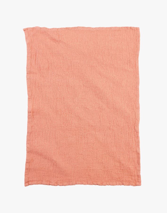 Waffle keittiöpyyhe oranssi - 47x70 cm oranssi - 1