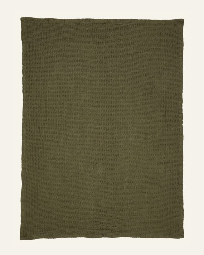 Keittiöpyyhe tummanvihreä - 47x70 cm tummanvihreä - 1