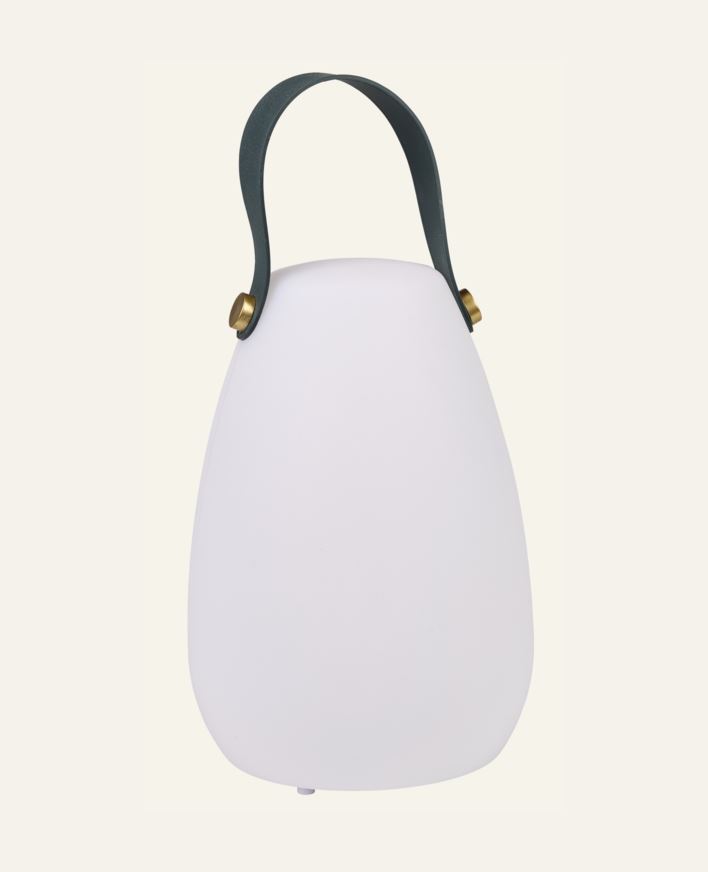 Ladattava pöytävalaisin vihreä - 14x14x20 cm vihreä - 1