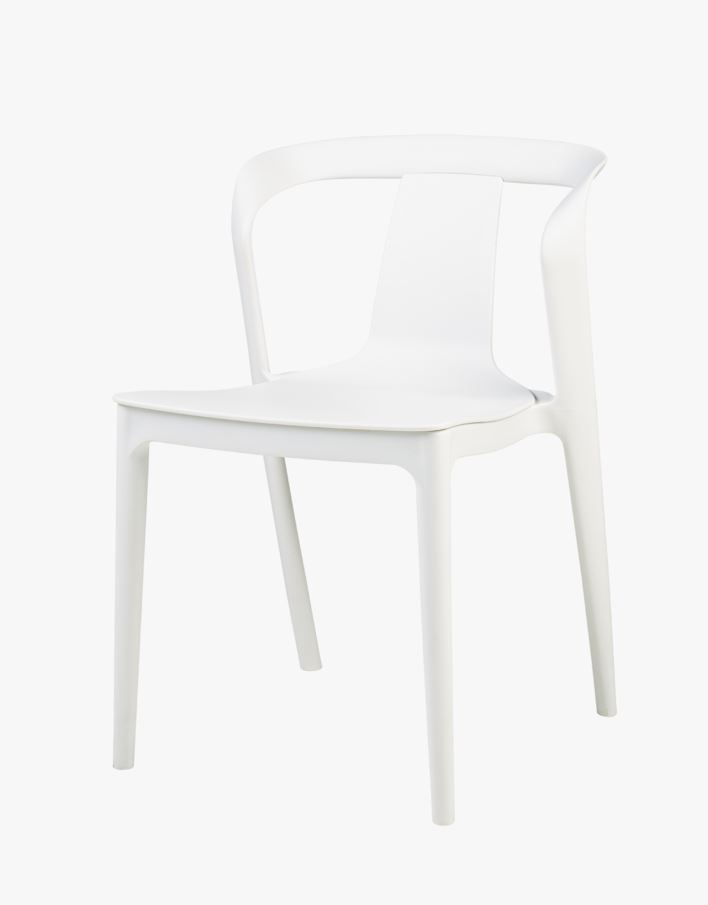 Puutarhatuoli valkoinen - 78 cm valkoinen - 1