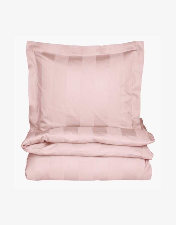 Pussilakanasetti satiinipuuvillaa puuteriroosa - 150x210 cm/50x60 cm puuteriroosa - 1