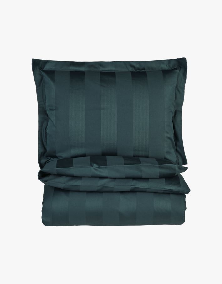 Pussilakanasetti satiinipuuvillaa petroolinsininen - 230x220+50x60 cm petroolinsininen - 1