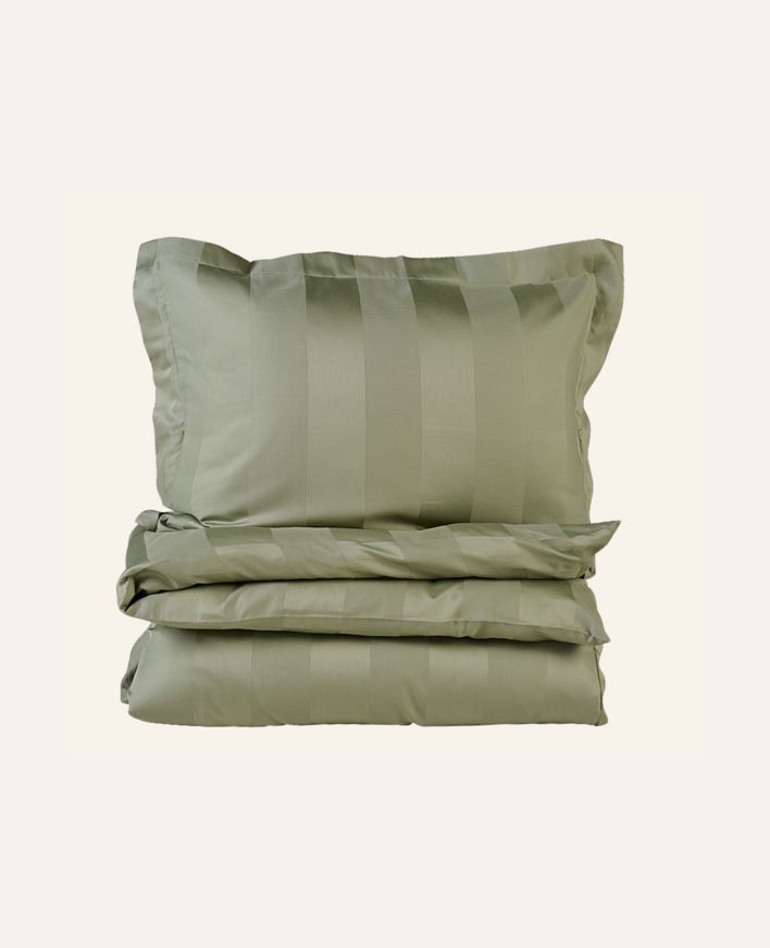 Pussilakanasetti satiinipuuvillaa vaaleanvihreä - 150x210 cm vaaleanvihreä - 1