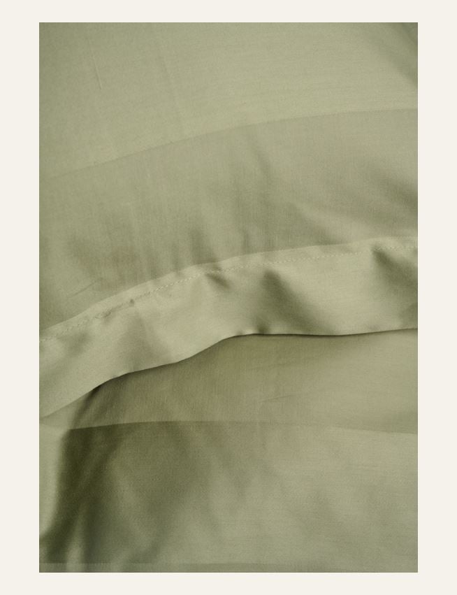 Pussilakanasetti satiinipuuvillaa vaaleanvihreä - 2