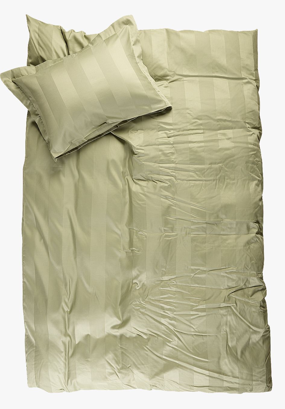 Pussilakanasetti satiinipuuvillaa vaaleanvihreä - 3