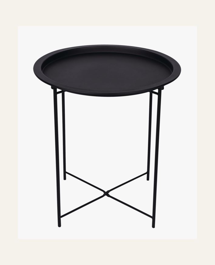 Pöytä musta - ø47 cm musta - 1