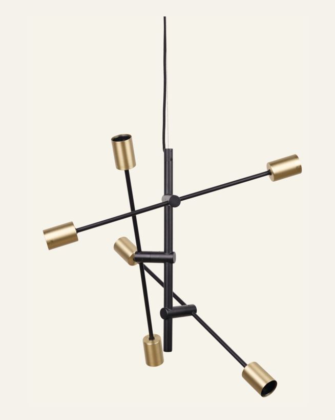Kattovalaisin musta - 79x55x55 cm musta - 1