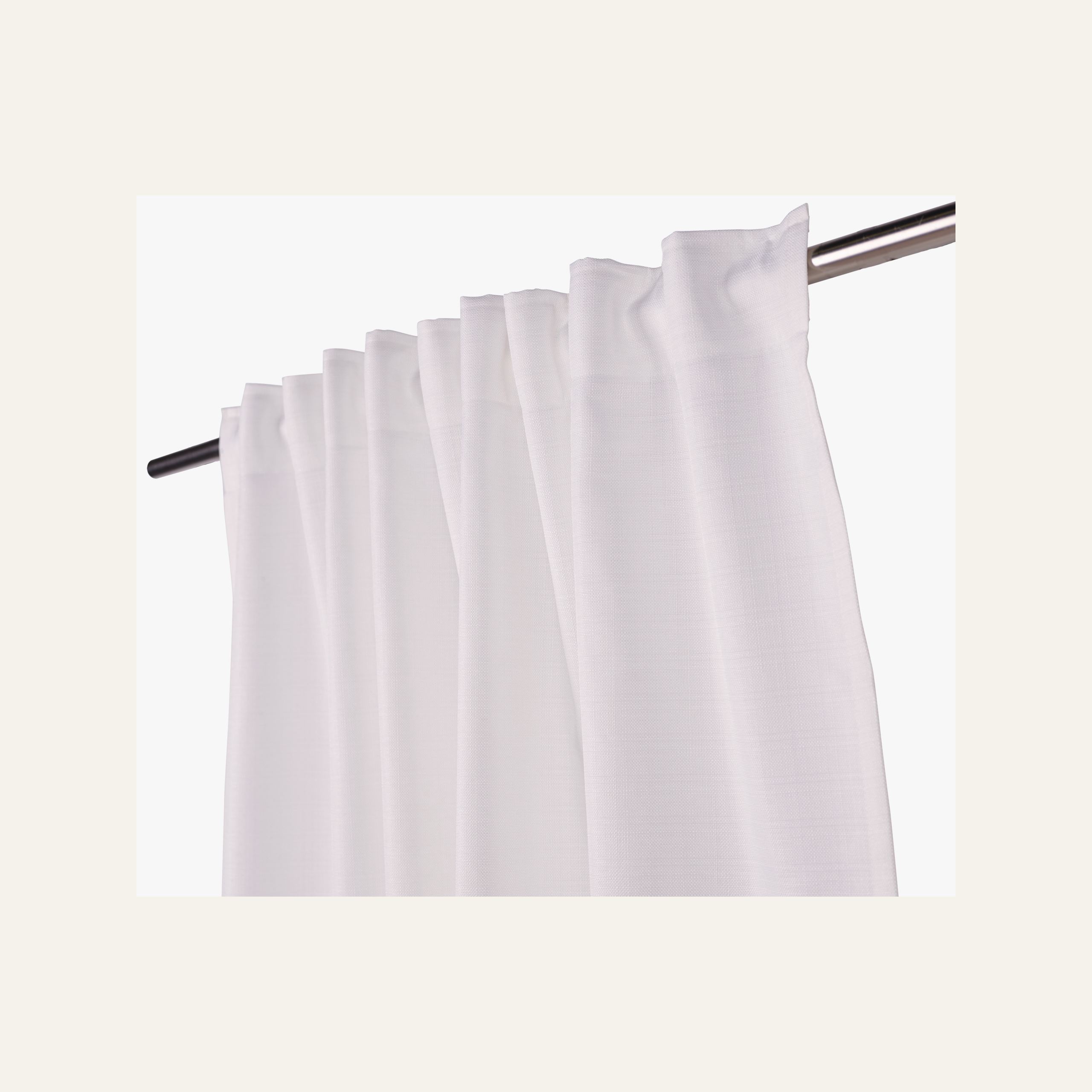 Verho luonnonvalkoinen - 3