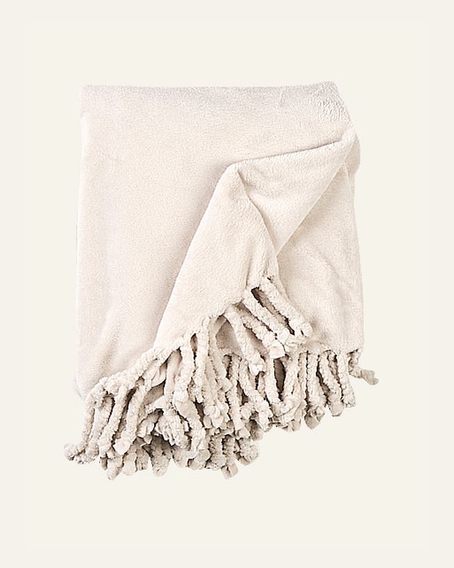 Fleecehuopa vaalean beige - 130x170 cm vaalean beige - 1