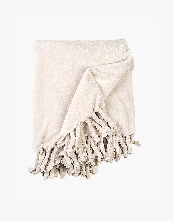 Fleecehuopa vaalean beige - 130x170 cm vaalean beige - 1