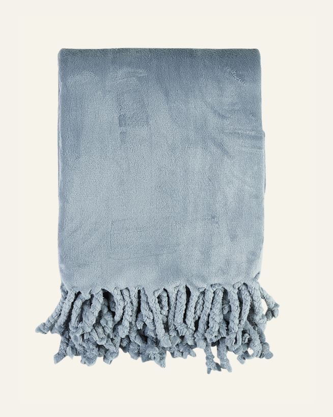 Fleecehuopa harmaasininen - 130x170 cm harmaasininen - 1