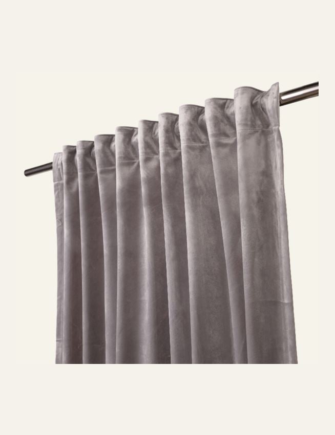 Verho vaaleanharmaa - 2