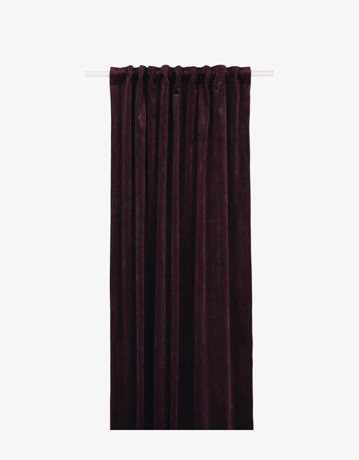 Mali velour verho luumu - 135x300 cm luumu - 1