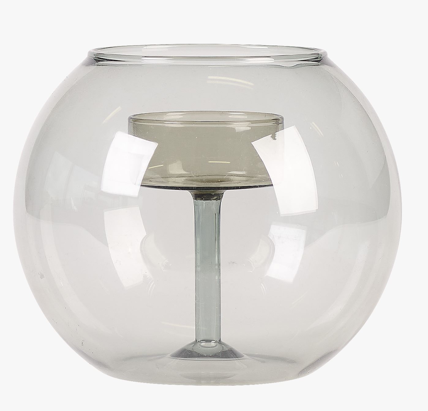 Kynttilälyhty tummanharmaa - 3