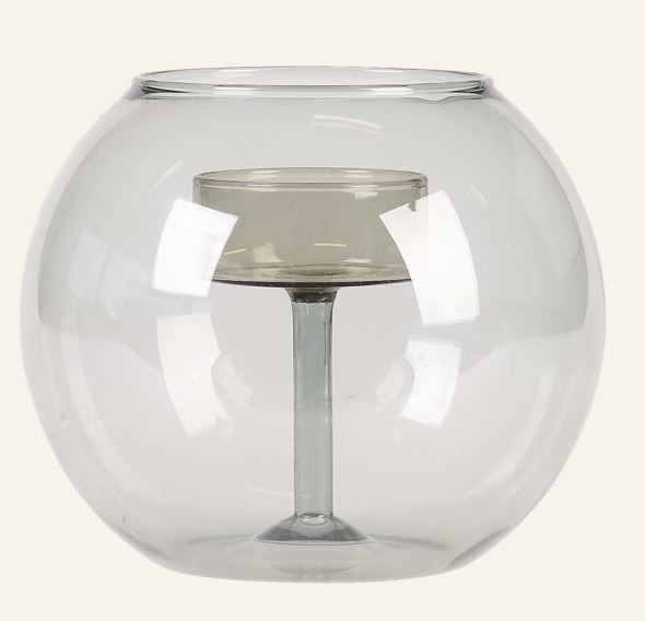 Kynttilälyhty tummanharmaa - 3