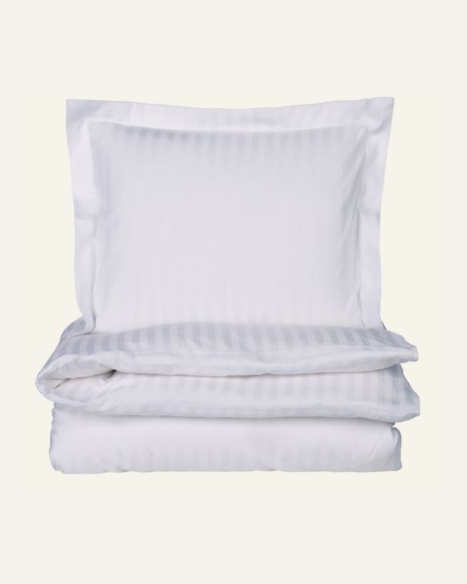 Pussilakanasetti satiinipuuvillaa valkoinen - 150x210 cm valkoinen - 1