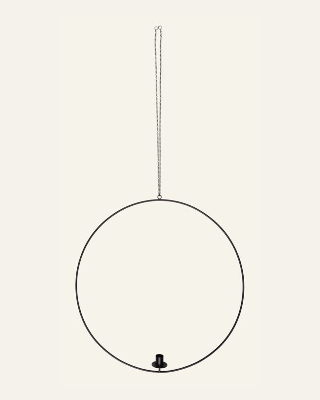 Kynttilänjalka musta - ø50 cm musta - 1