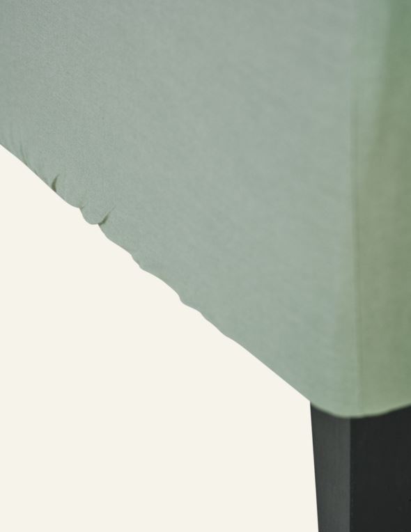 Muotoonommeltu aluslakana vaaleanvihreä - 3