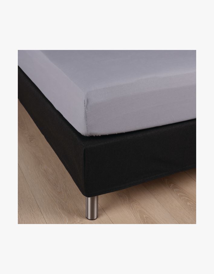 Muotoonommeltu aluslakana sumuinen sininen - 180x200 cm sumuinen sininen - 1