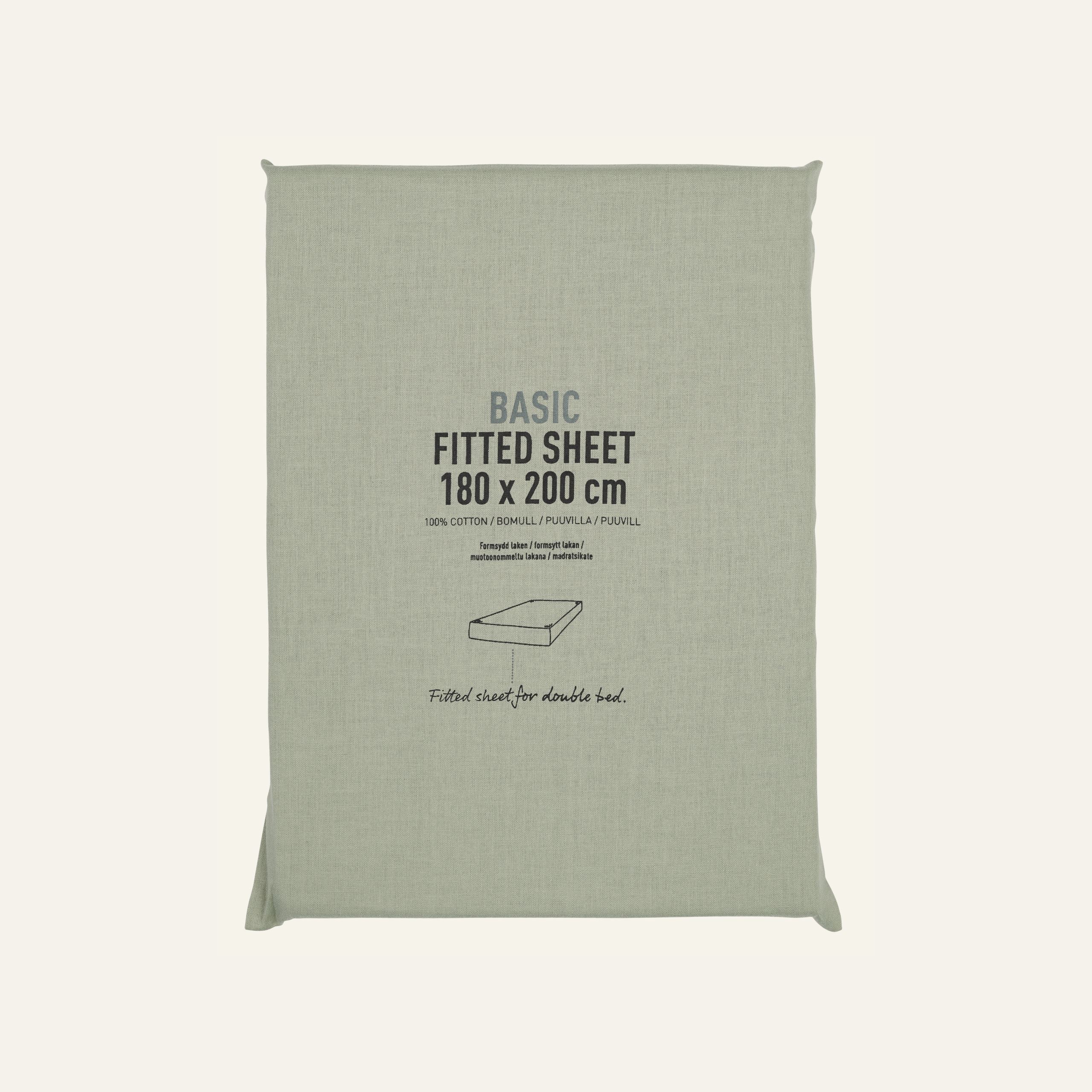 Muotoonommeltu aluslakana vaaleanvihreä - 2