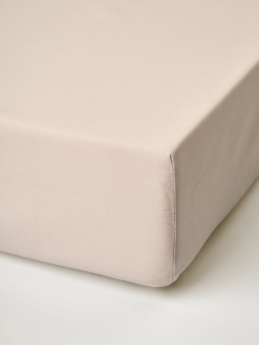 Muotoonommeltu aluslakana hiekka - 120x200 cm hiekka - 1