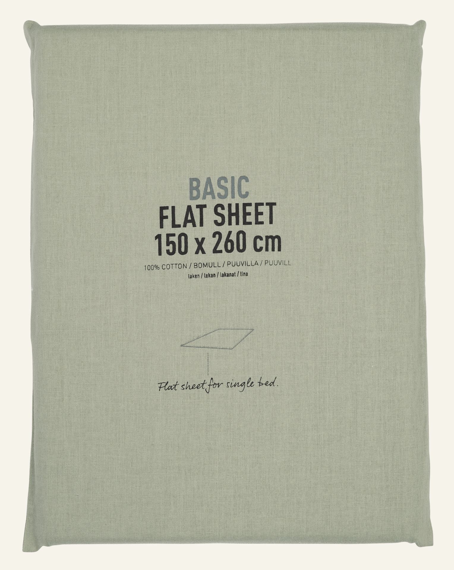 Puuvillalakana vaaleanvihreä - 2