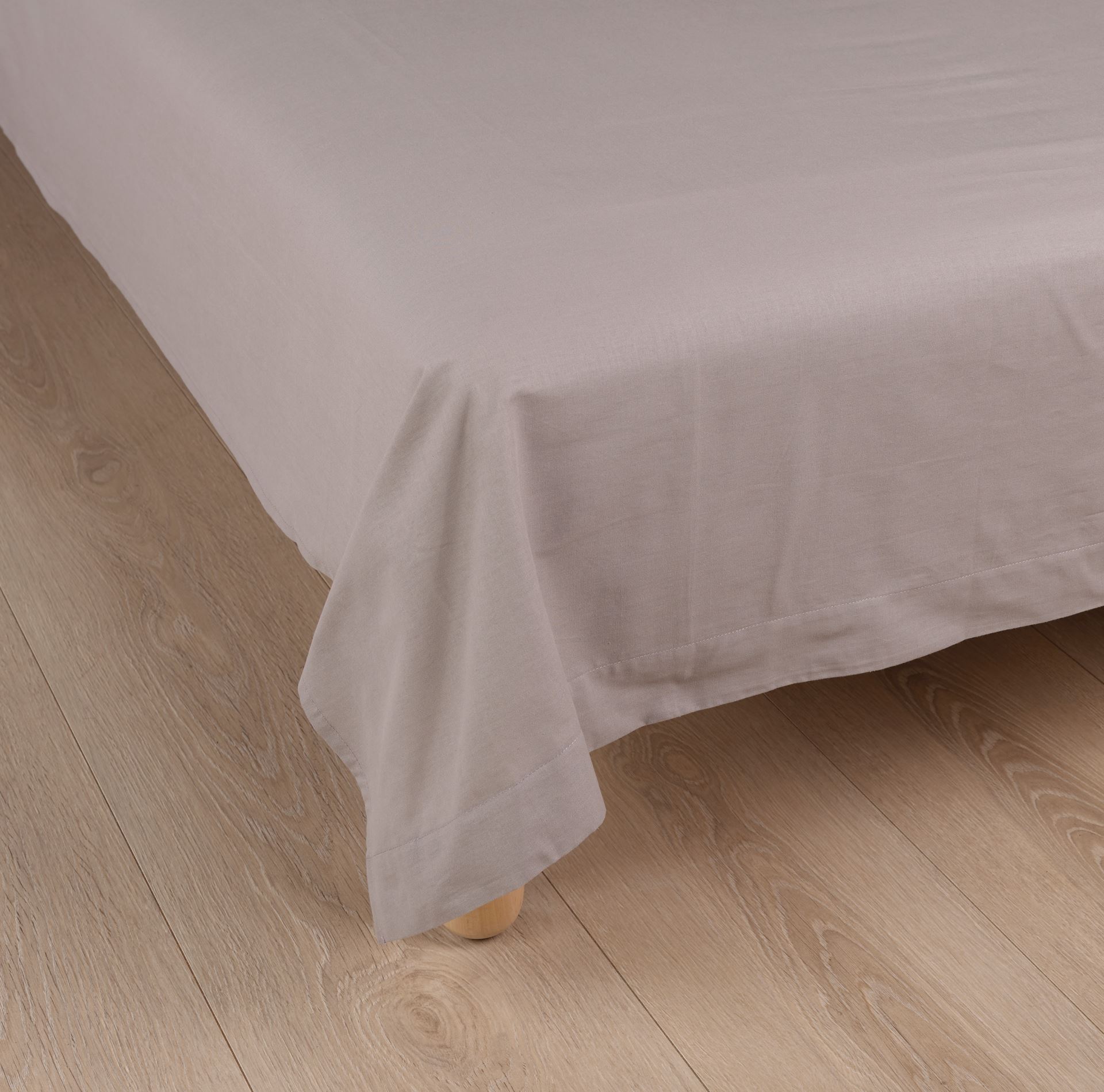 Puuvillalakana vaaleanharmaa - 2