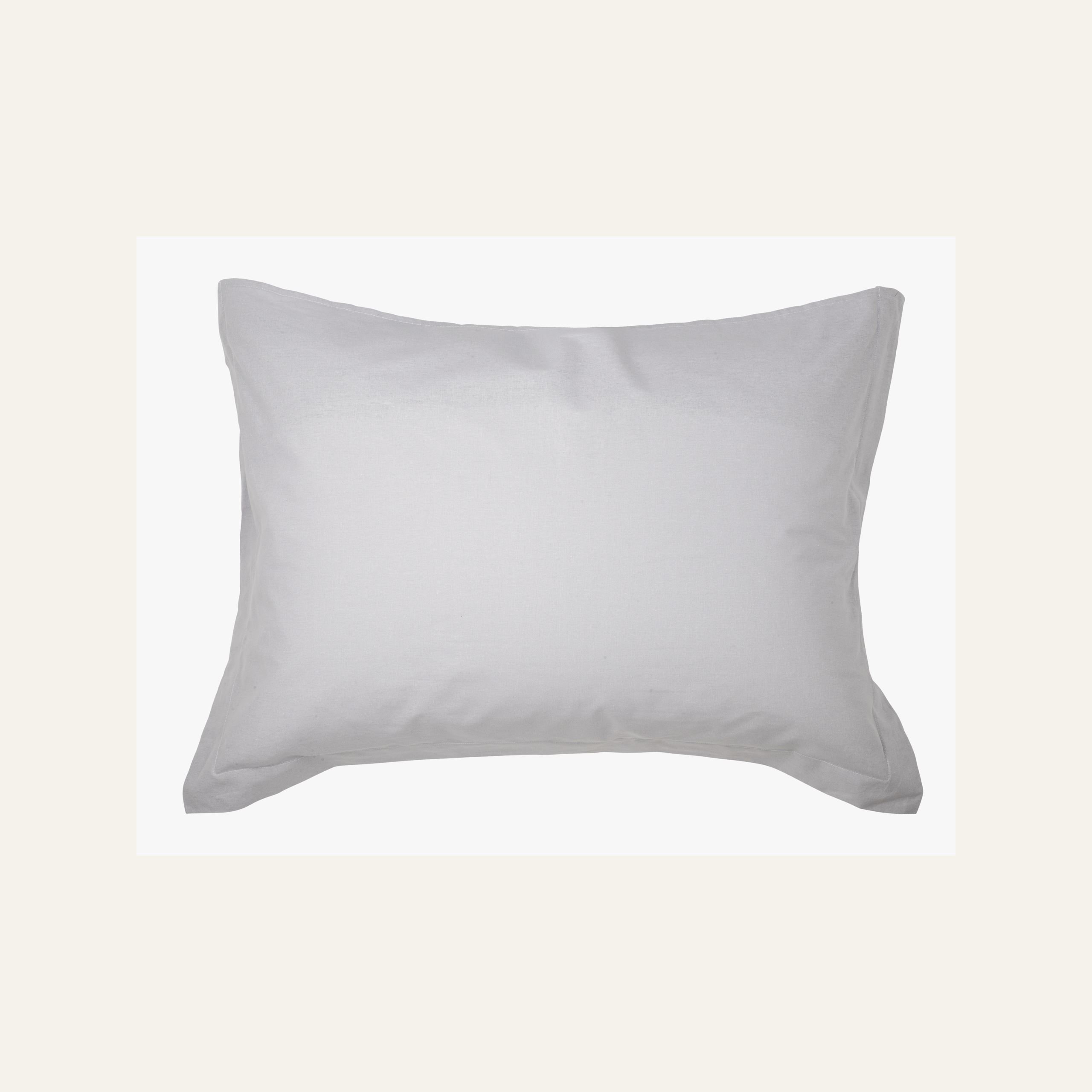 Tyynyliina puuvillaa vaaleanharmaa - 2