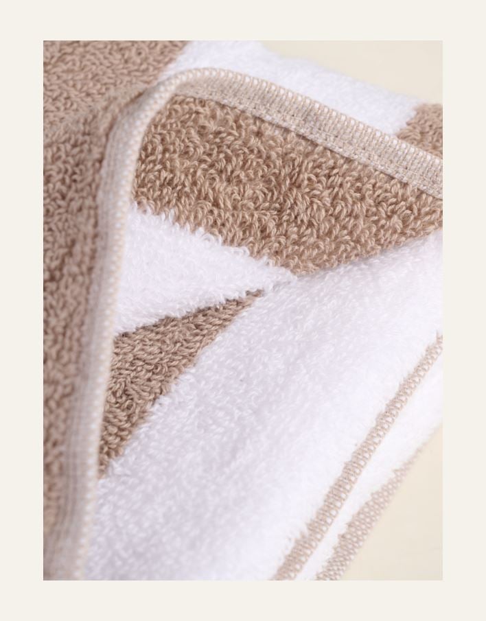 Pyyhe moniväri/beige - 2