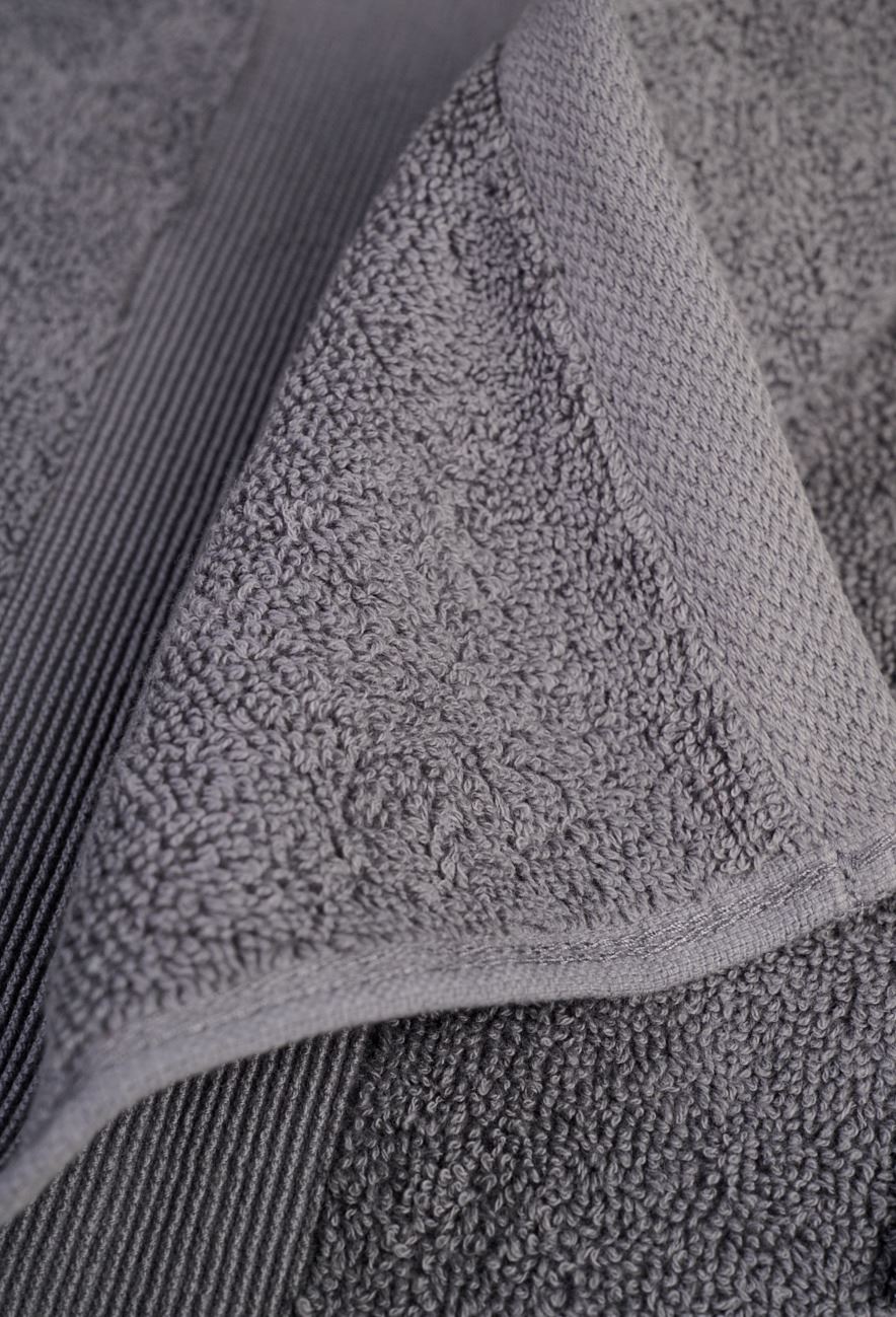 Pyyhe tummanharmaa - 2