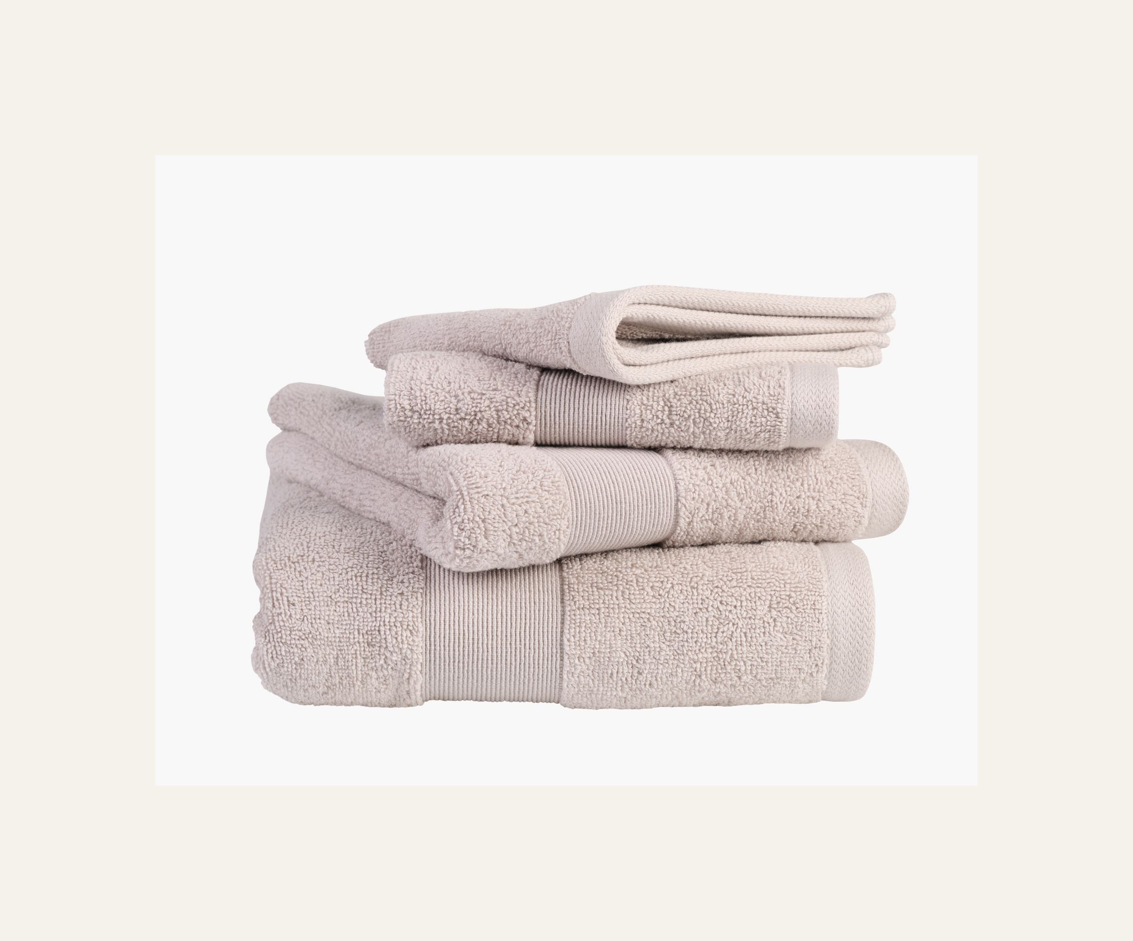 Pyyhe vaaleanharmaa - 5