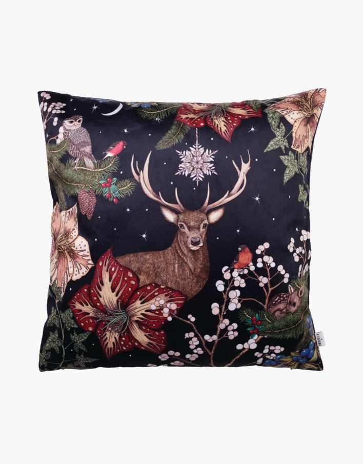 NW Oh deer koristetyyny mariininsininen - 50x50 cm mariininsininen - 1