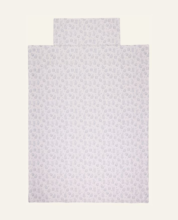 Flanellipussilakanasetti sininen - 100x130 cm sininen - 1