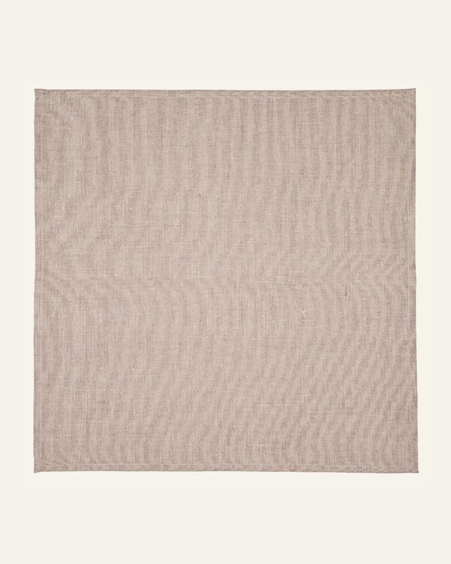 Pellavaservetti luonnonväri - 47x47 cm luonnonväri - 1