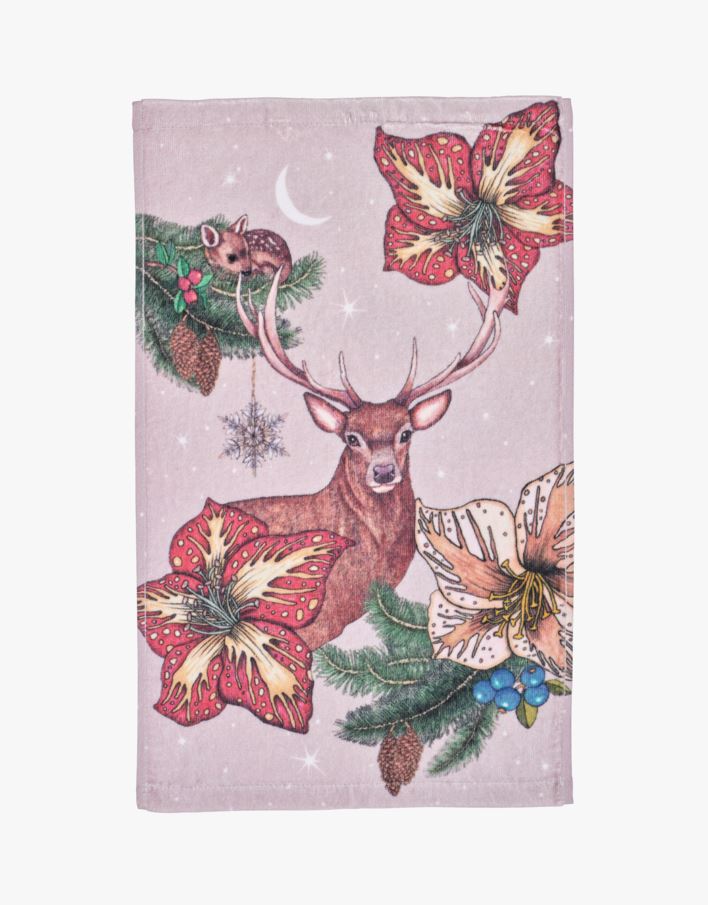 NW Oh Deer koristepyyhe moniväri - 30x50 cm moniväri - 1