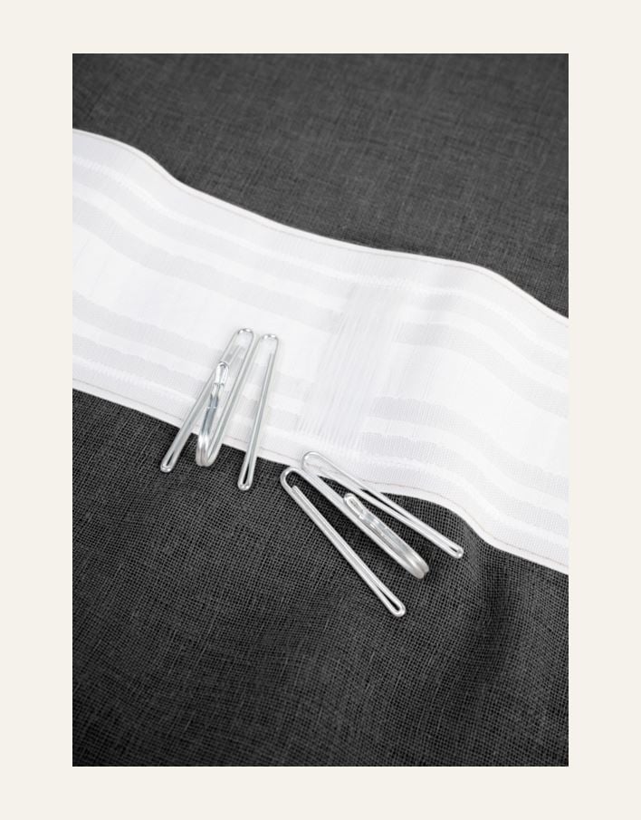 Verho tummanharmaa - 5