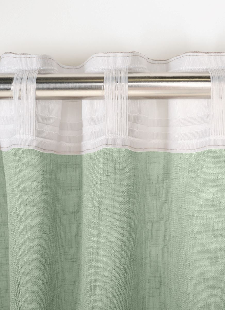 Verho vaaleanvihreä - 8