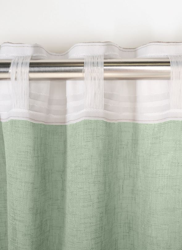 Verho vaaleanvihreä - 8