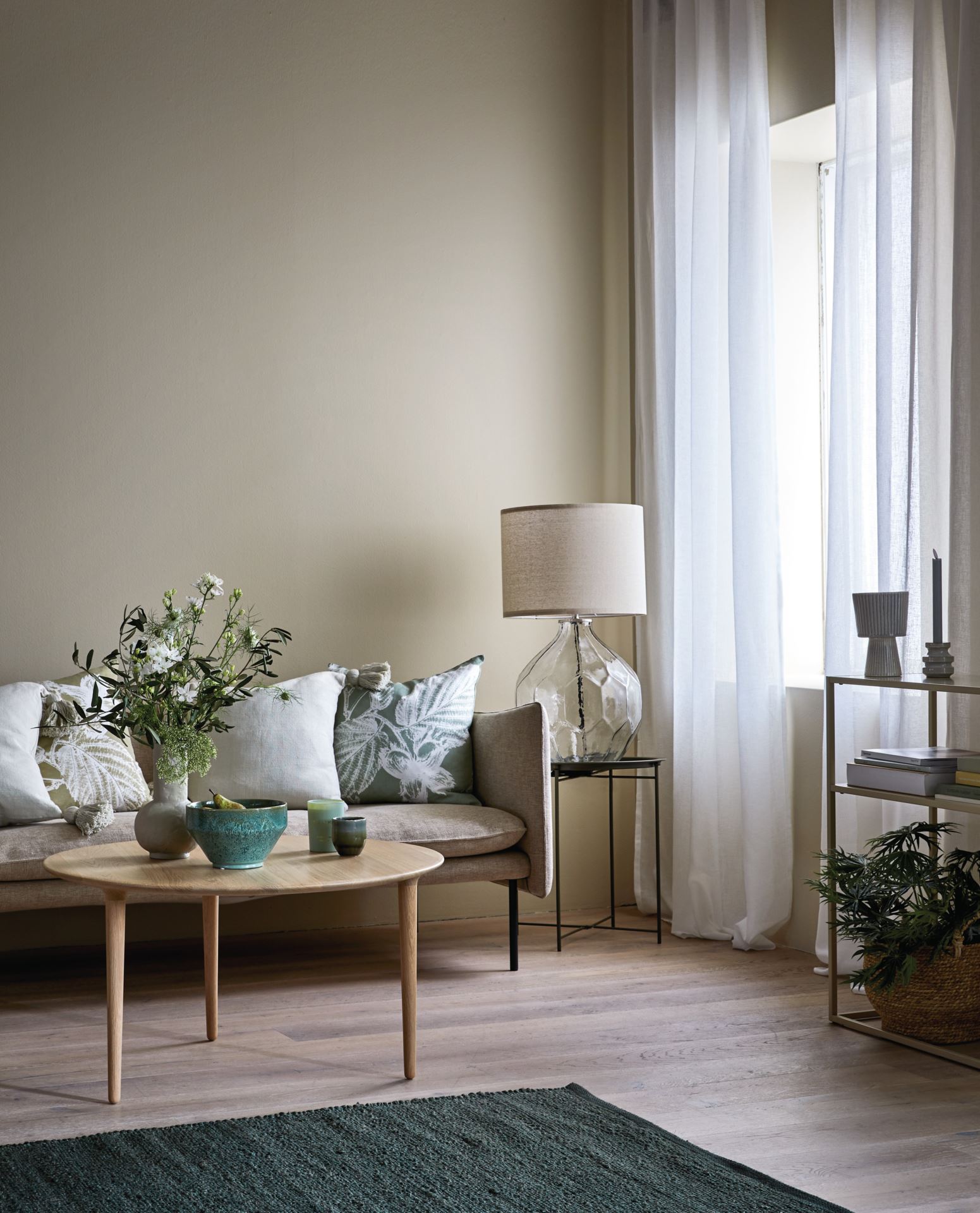 Verho luonnonvalkoinen - 11