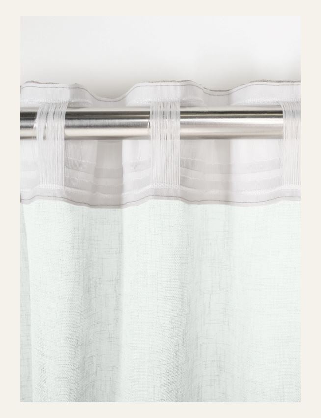 Verho luonnonvalkoinen - 7