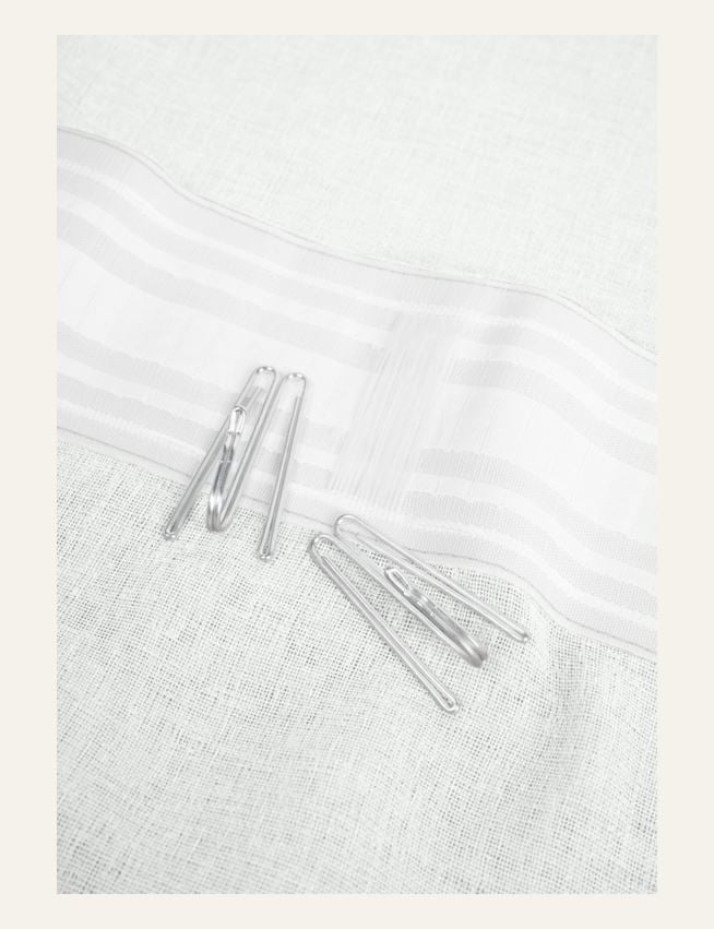 Verho luonnonvalkoinen - 3