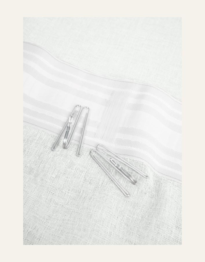 Verho luonnonvalkoinen - 3