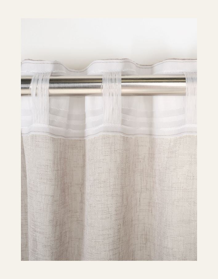 Verho vaalean beige - 5