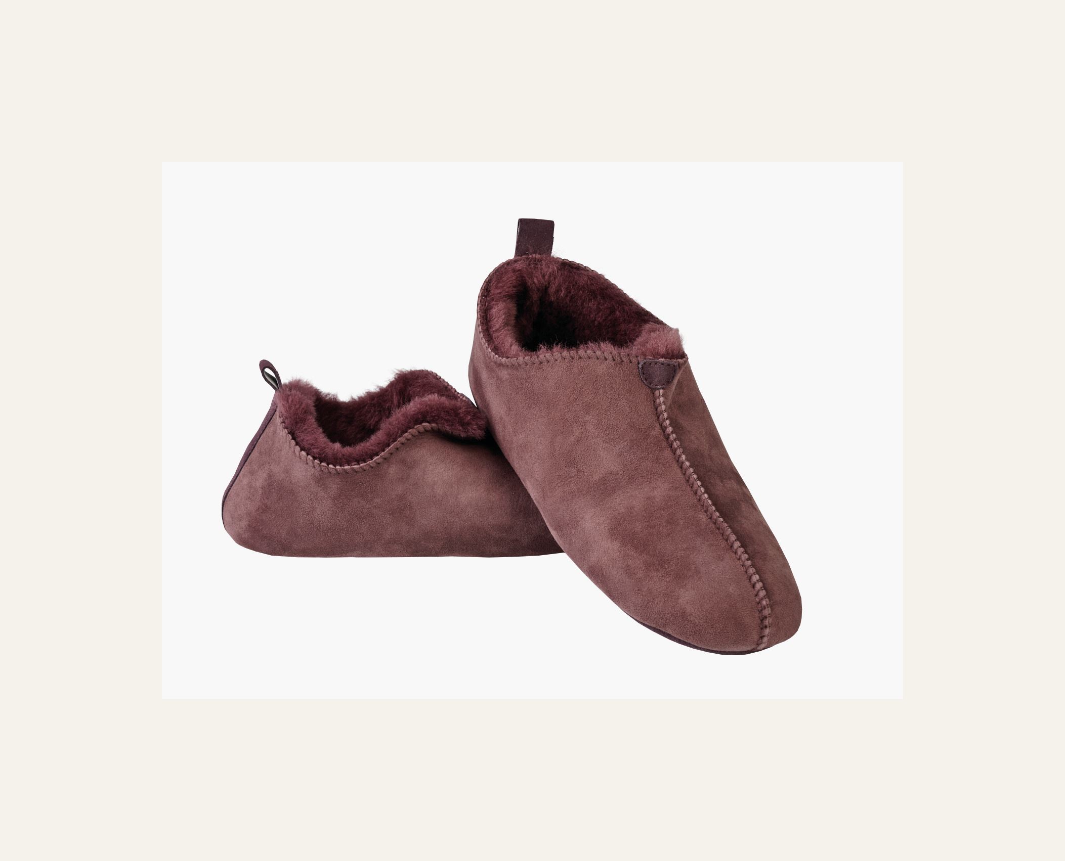 Nahkatohvelit viininpunainen - 3