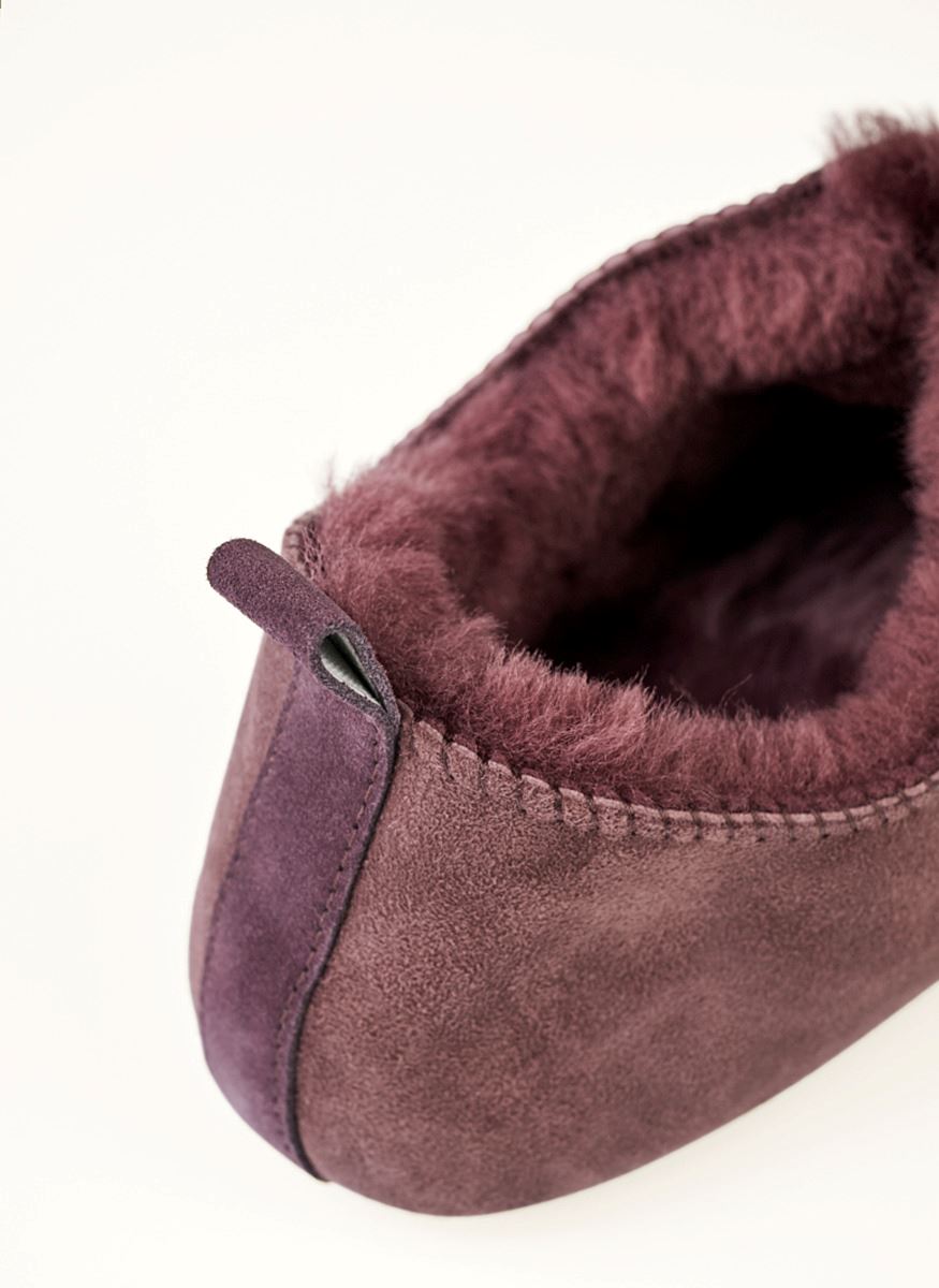 Nahkatohvelit viininpunainen - 2